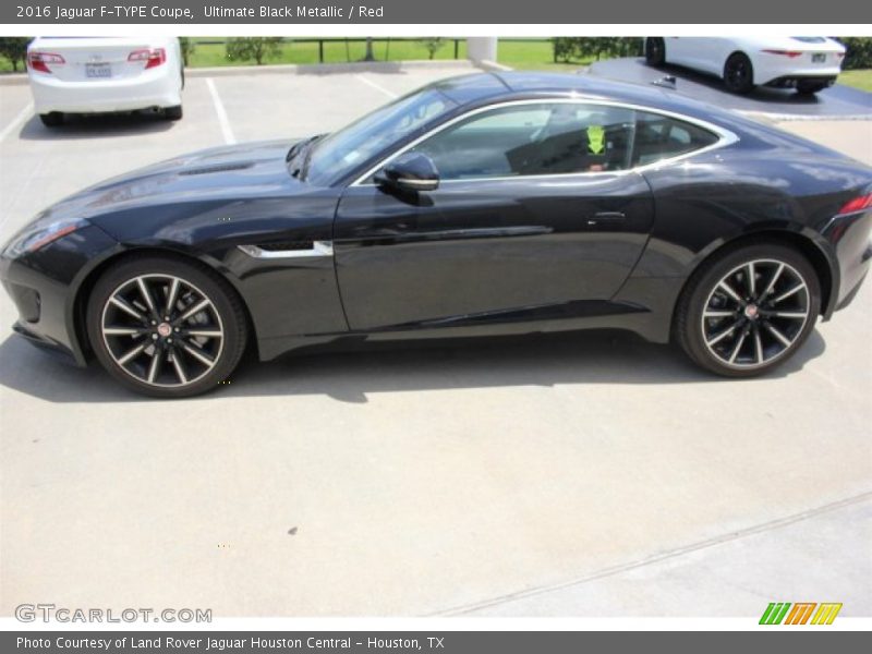 Ultimate Black Metallic / Red 2016 Jaguar F-TYPE Coupe