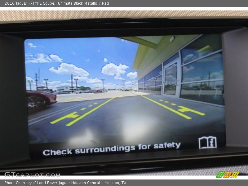 Ultimate Black Metallic / Red 2016 Jaguar F-TYPE Coupe