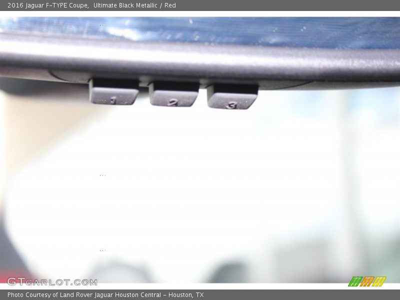 Ultimate Black Metallic / Red 2016 Jaguar F-TYPE Coupe