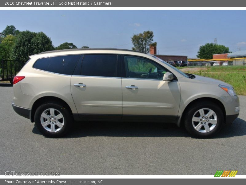 Gold Mist Metallic / Cashmere 2010 Chevrolet Traverse LT