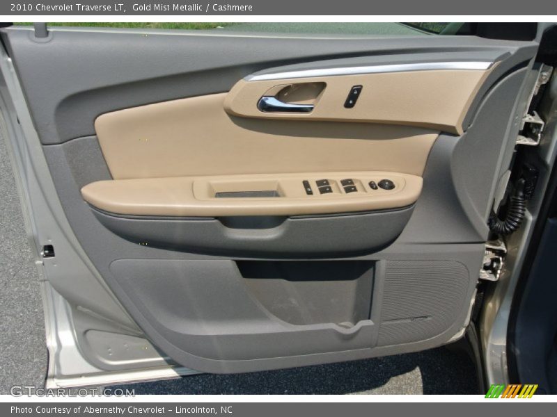 Gold Mist Metallic / Cashmere 2010 Chevrolet Traverse LT