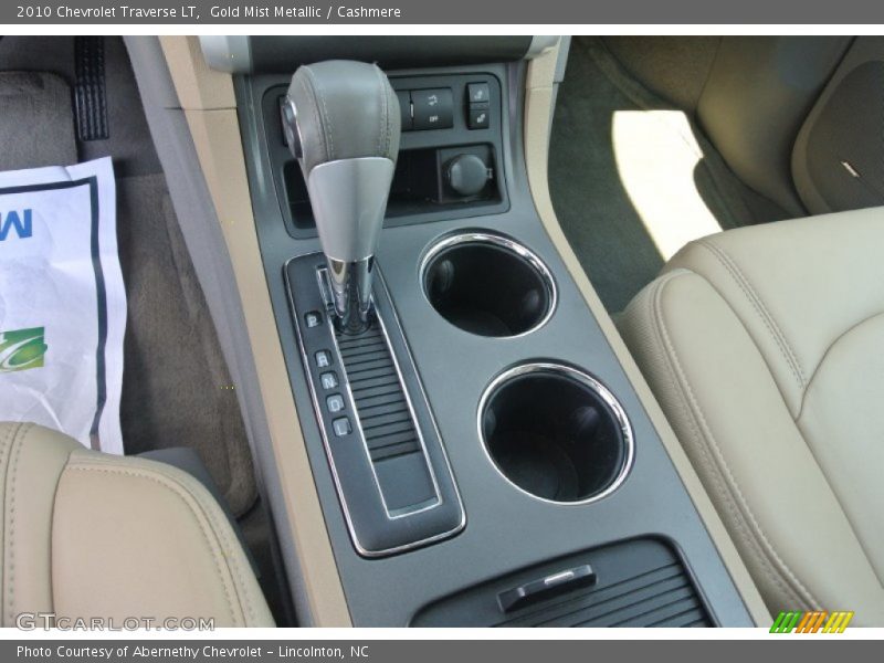 Gold Mist Metallic / Cashmere 2010 Chevrolet Traverse LT