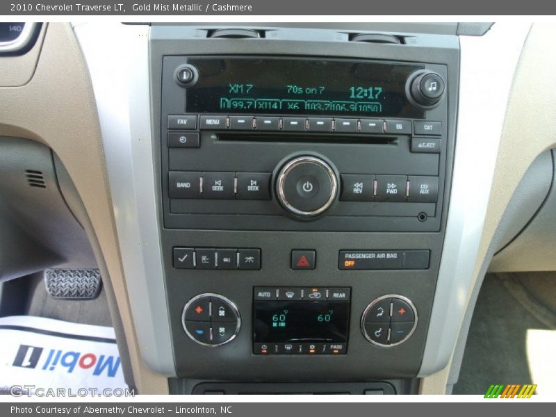 Gold Mist Metallic / Cashmere 2010 Chevrolet Traverse LT