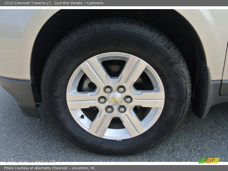 Gold Mist Metallic / Cashmere 2010 Chevrolet Traverse LT
