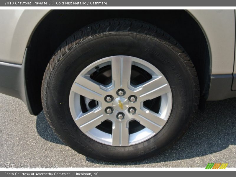 Gold Mist Metallic / Cashmere 2010 Chevrolet Traverse LT
