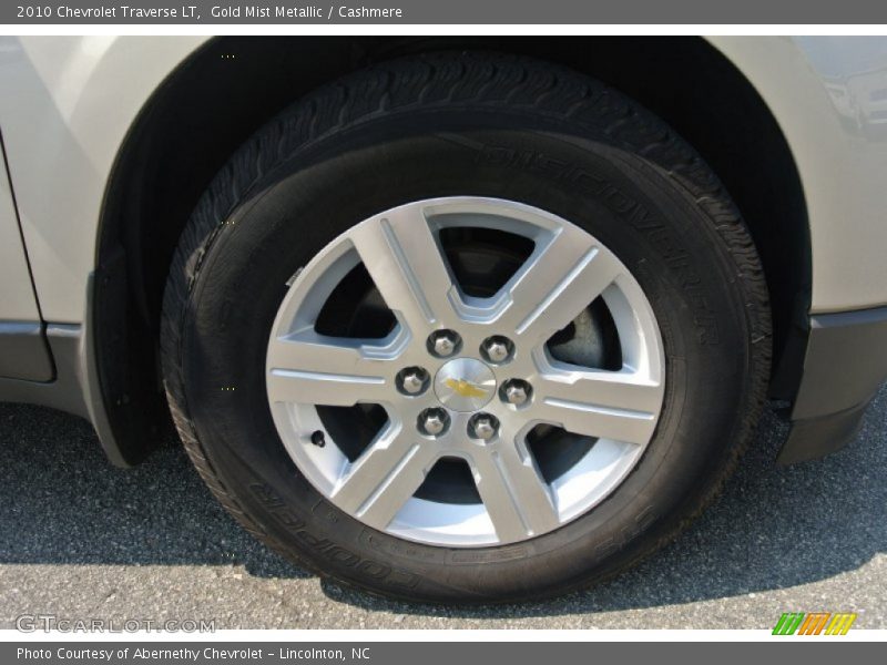 Gold Mist Metallic / Cashmere 2010 Chevrolet Traverse LT