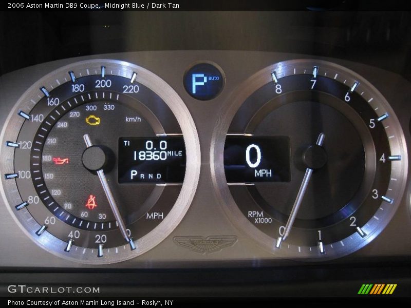 Midnight Blue / Dark Tan 2006 Aston Martin DB9 Coupe