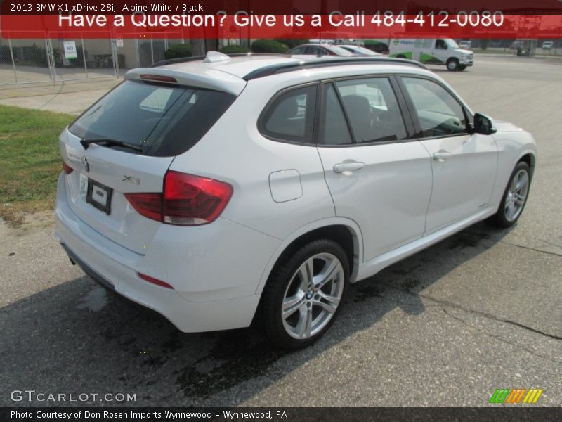 Alpine White / Black 2013 BMW X1 xDrive 28i