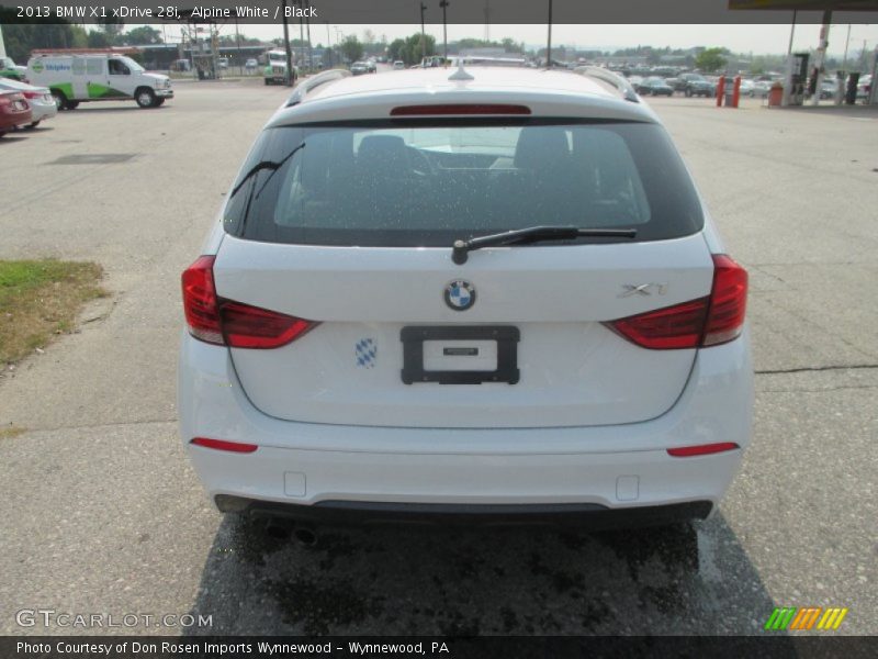 Alpine White / Black 2013 BMW X1 xDrive 28i