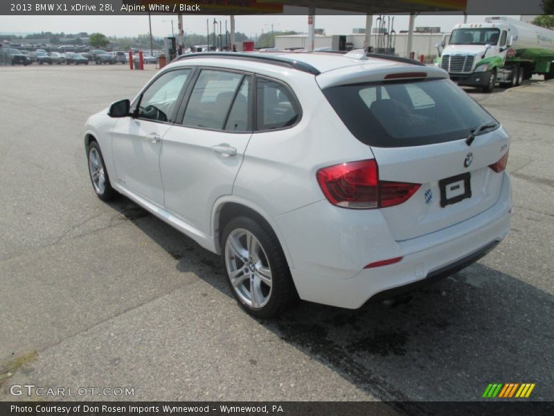 Alpine White / Black 2013 BMW X1 xDrive 28i