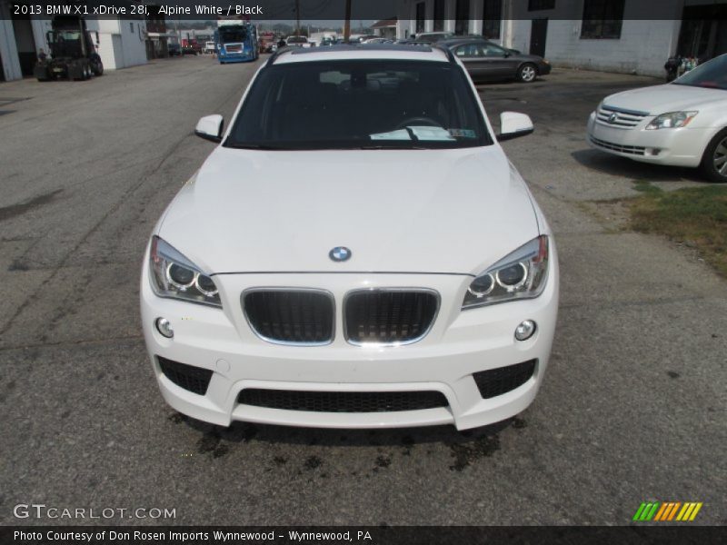 Alpine White / Black 2013 BMW X1 xDrive 28i