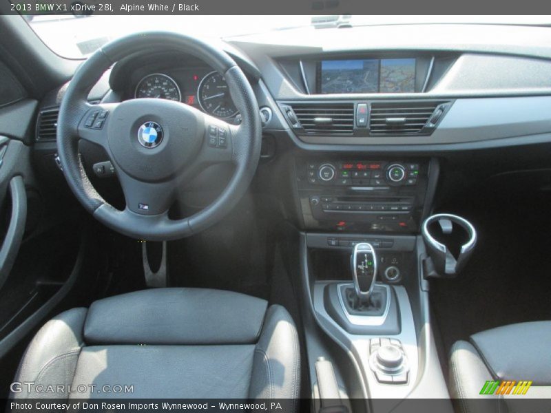 Alpine White / Black 2013 BMW X1 xDrive 28i
