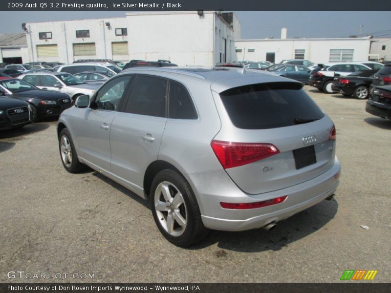 Ice Silver Metallic / Black 2009 Audi Q5 3.2 Prestige quattro
