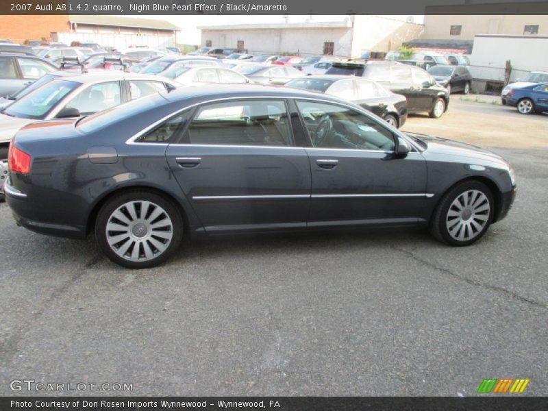 Night Blue Pearl Effect / Black/Amaretto 2007 Audi A8 L 4.2 quattro