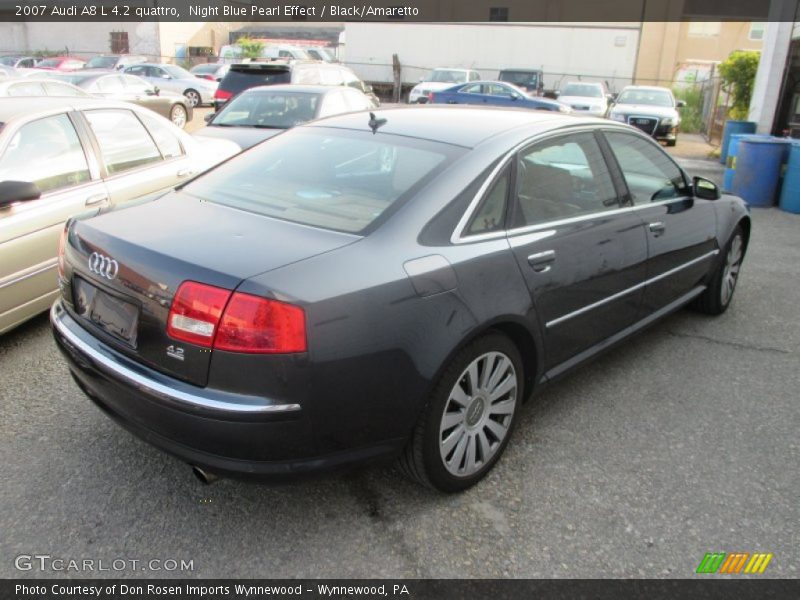 Night Blue Pearl Effect / Black/Amaretto 2007 Audi A8 L 4.2 quattro