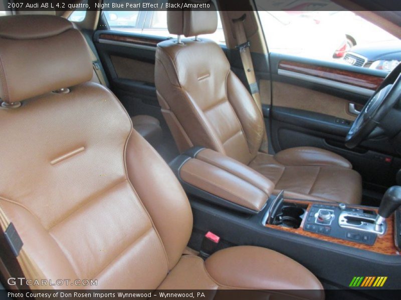 Night Blue Pearl Effect / Black/Amaretto 2007 Audi A8 L 4.2 quattro