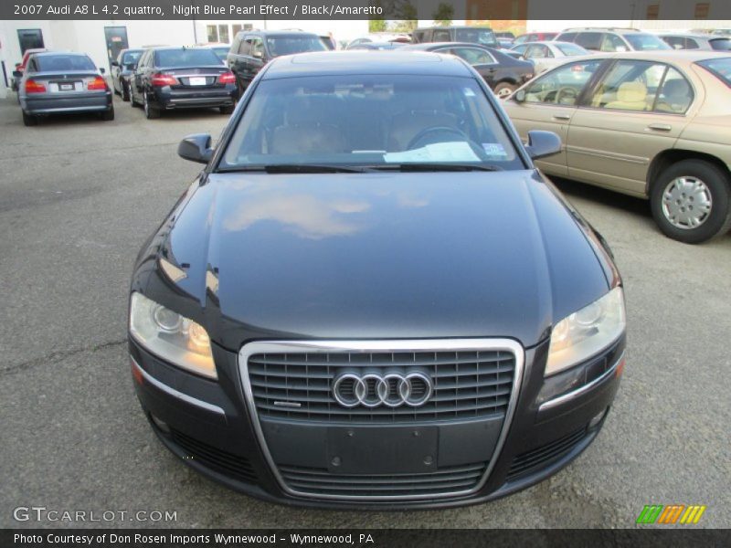 Night Blue Pearl Effect / Black/Amaretto 2007 Audi A8 L 4.2 quattro