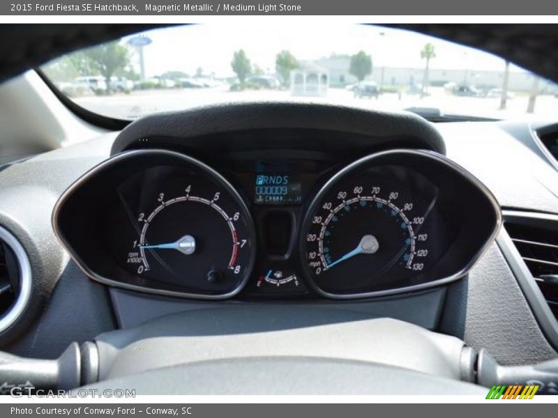 Magnetic Metallic / Medium Light Stone 2015 Ford Fiesta SE Hatchback