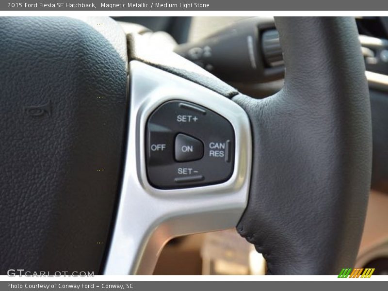 Magnetic Metallic / Medium Light Stone 2015 Ford Fiesta SE Hatchback