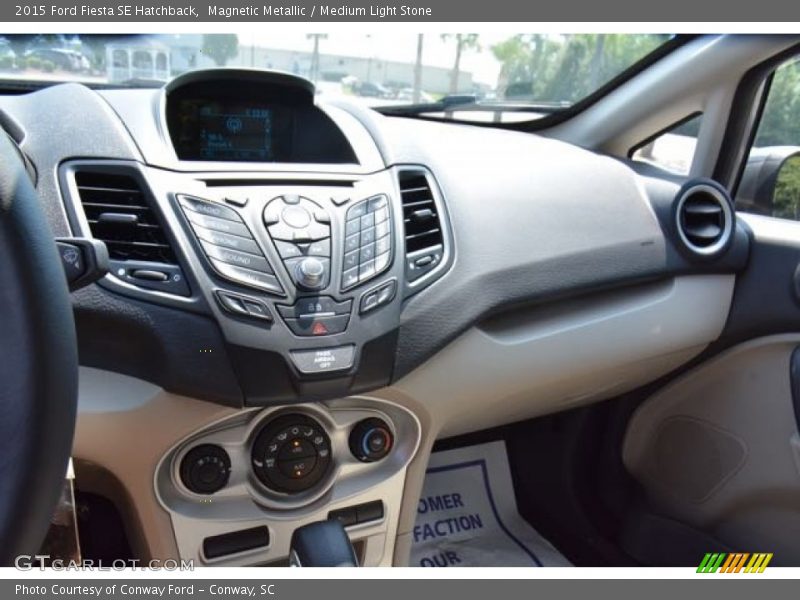 Magnetic Metallic / Medium Light Stone 2015 Ford Fiesta SE Hatchback