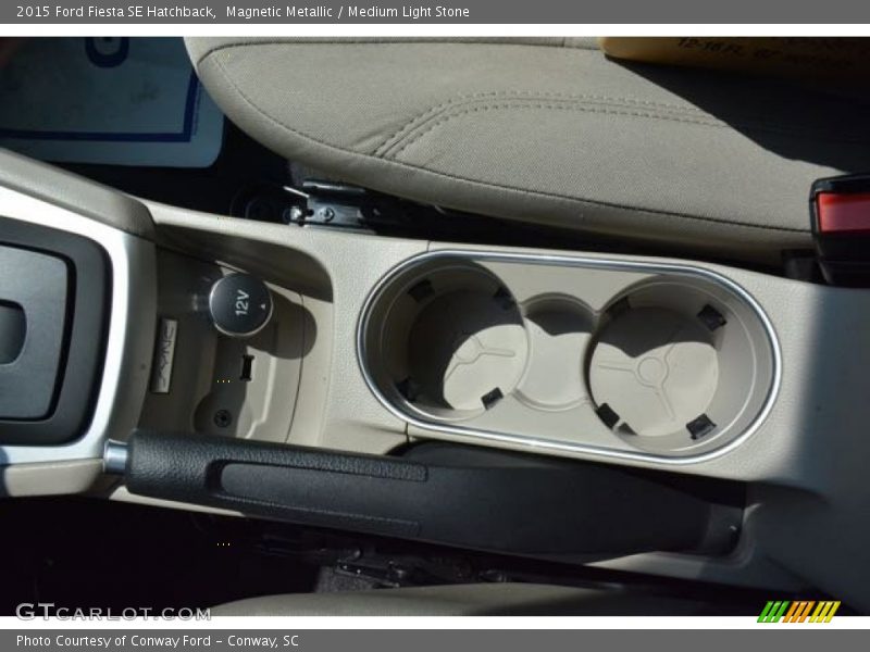 Magnetic Metallic / Medium Light Stone 2015 Ford Fiesta SE Hatchback