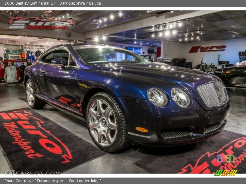 Dark Sapphire / Beluga 2006 Bentley Continental GT