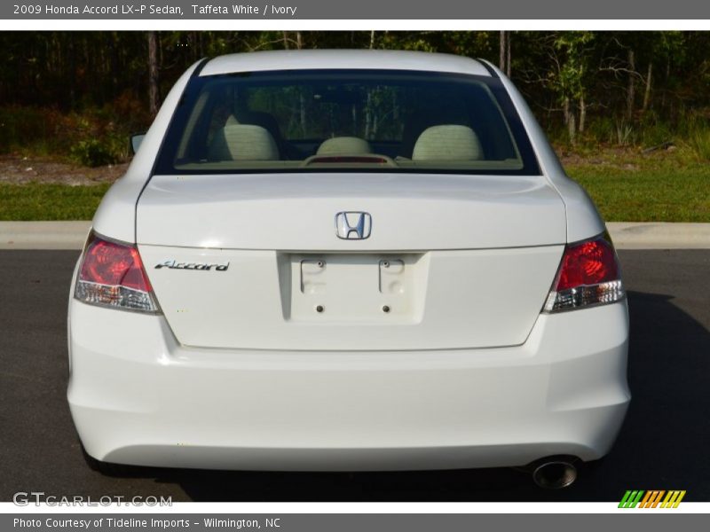 Taffeta White / Ivory 2009 Honda Accord LX-P Sedan