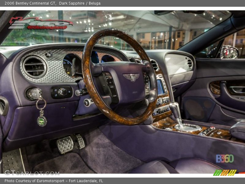 Dark Sapphire / Beluga 2006 Bentley Continental GT