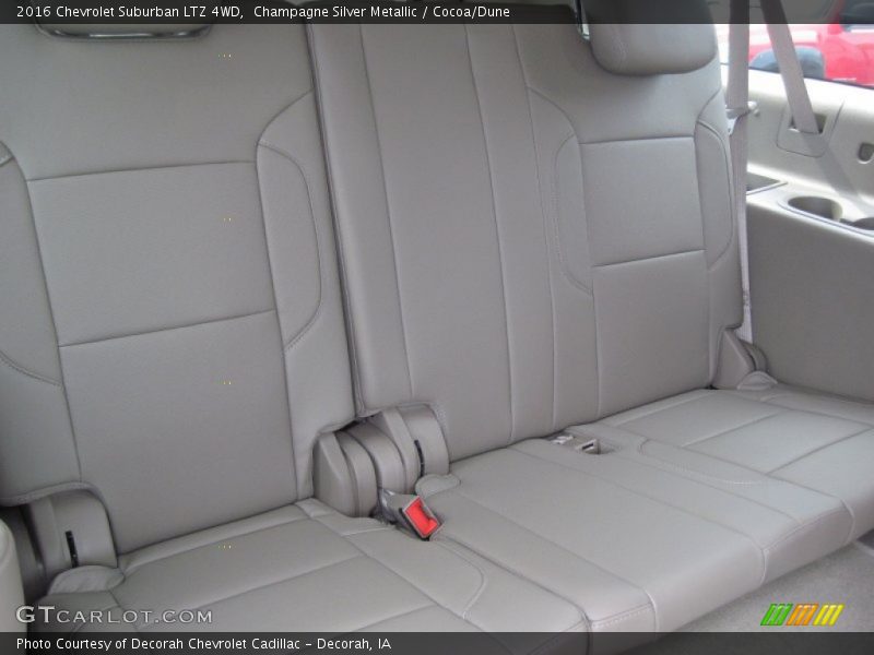 Champagne Silver Metallic / Cocoa/Dune 2016 Chevrolet Suburban LTZ 4WD