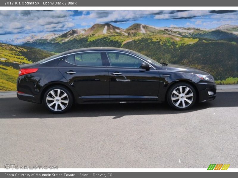 Ebony Black / Black 2012 Kia Optima SX