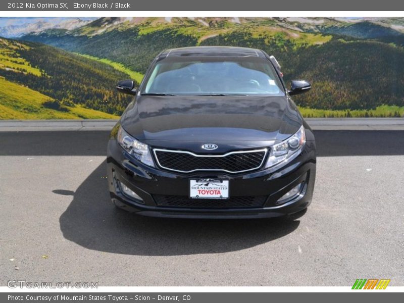 Ebony Black / Black 2012 Kia Optima SX