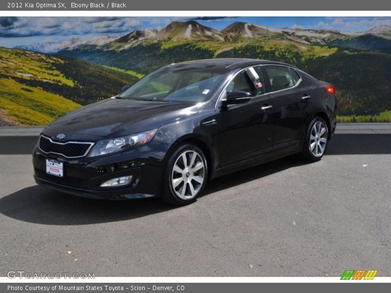 Ebony Black / Black 2012 Kia Optima SX