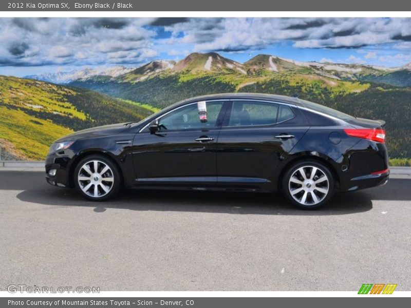 Ebony Black / Black 2012 Kia Optima SX