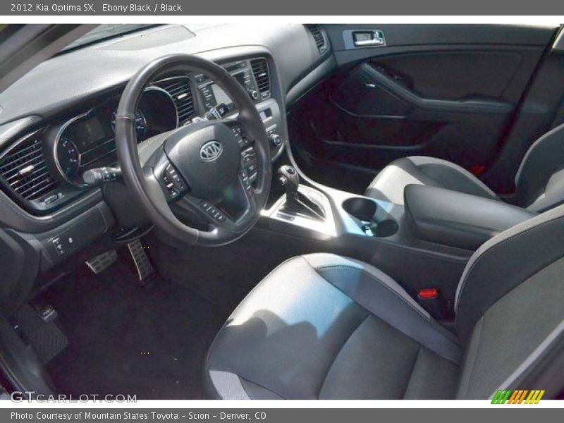 Ebony Black / Black 2012 Kia Optima SX