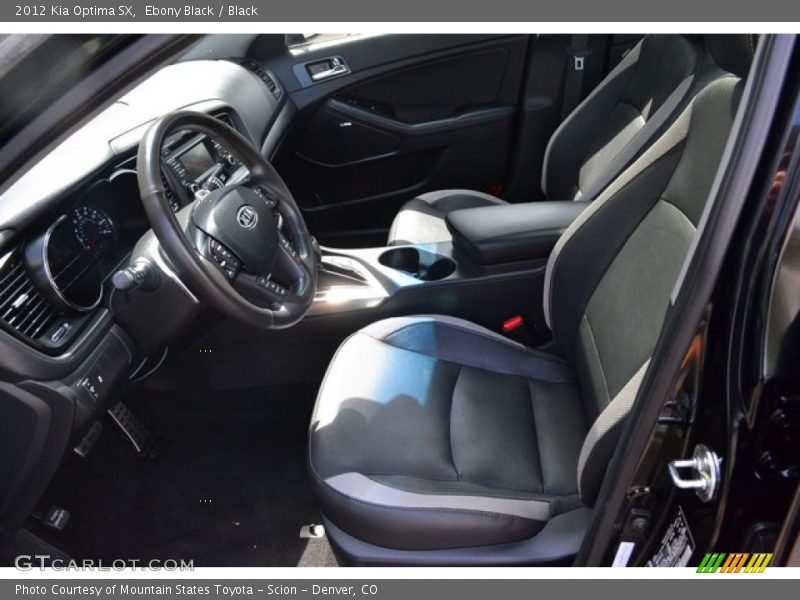 Ebony Black / Black 2012 Kia Optima SX