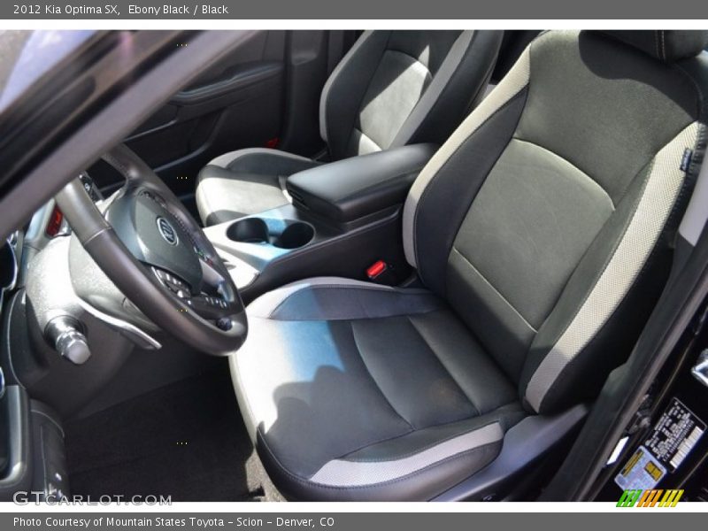 Ebony Black / Black 2012 Kia Optima SX
