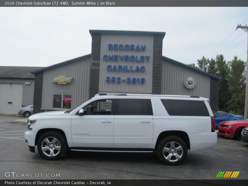 Summit White / Jet Black 2016 Chevrolet Suburban LTZ 4WD