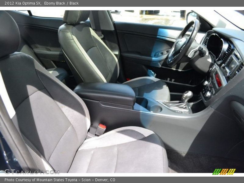Ebony Black / Black 2012 Kia Optima SX