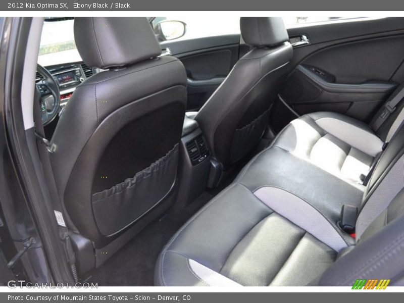 Ebony Black / Black 2012 Kia Optima SX
