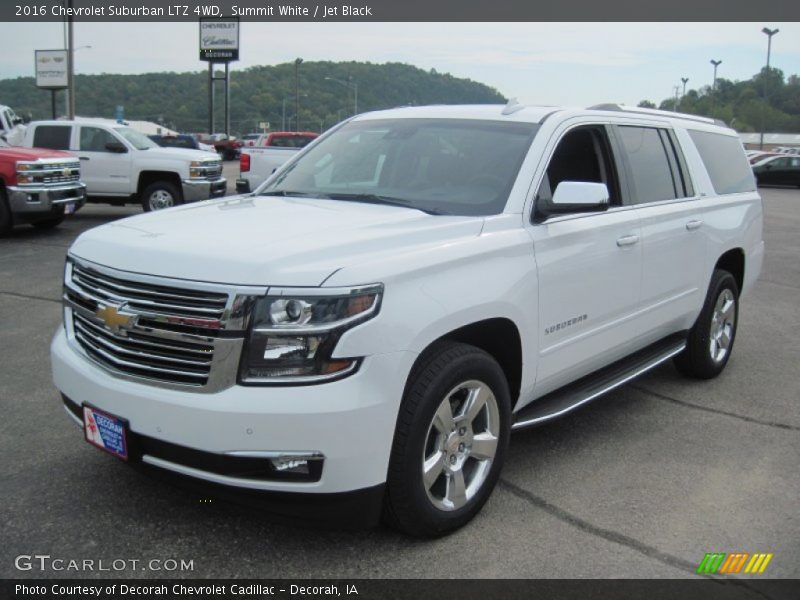 Summit White / Jet Black 2016 Chevrolet Suburban LTZ 4WD