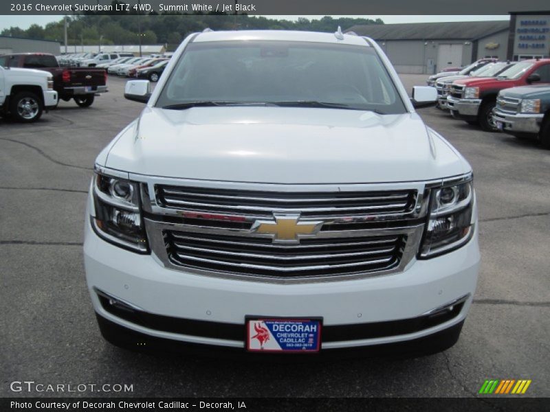 Summit White / Jet Black 2016 Chevrolet Suburban LTZ 4WD