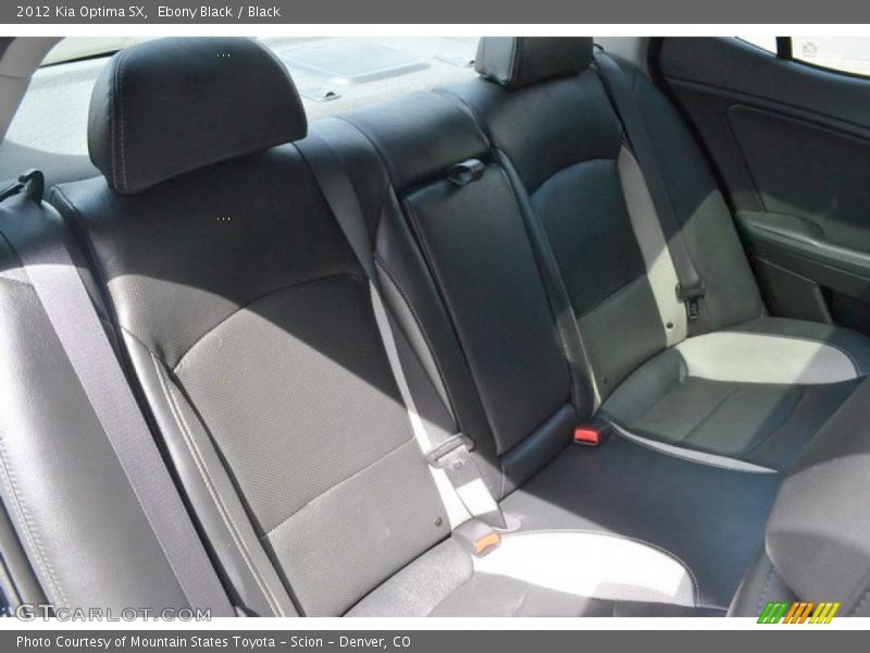 Ebony Black / Black 2012 Kia Optima SX