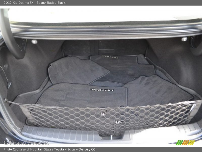 Ebony Black / Black 2012 Kia Optima SX