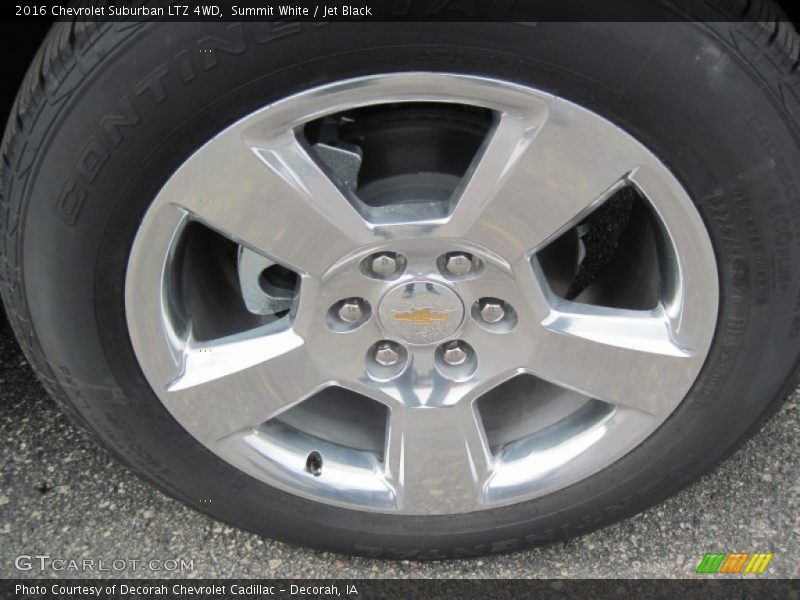 Summit White / Jet Black 2016 Chevrolet Suburban LTZ 4WD