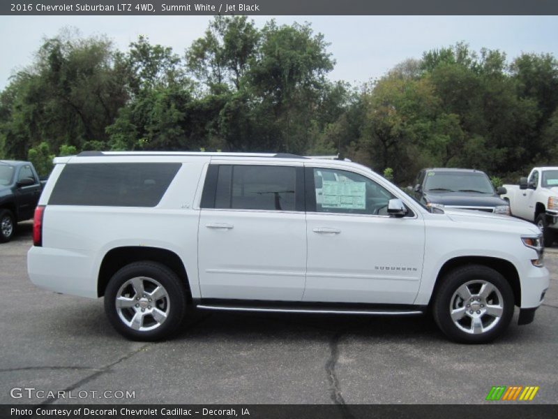Summit White / Jet Black 2016 Chevrolet Suburban LTZ 4WD