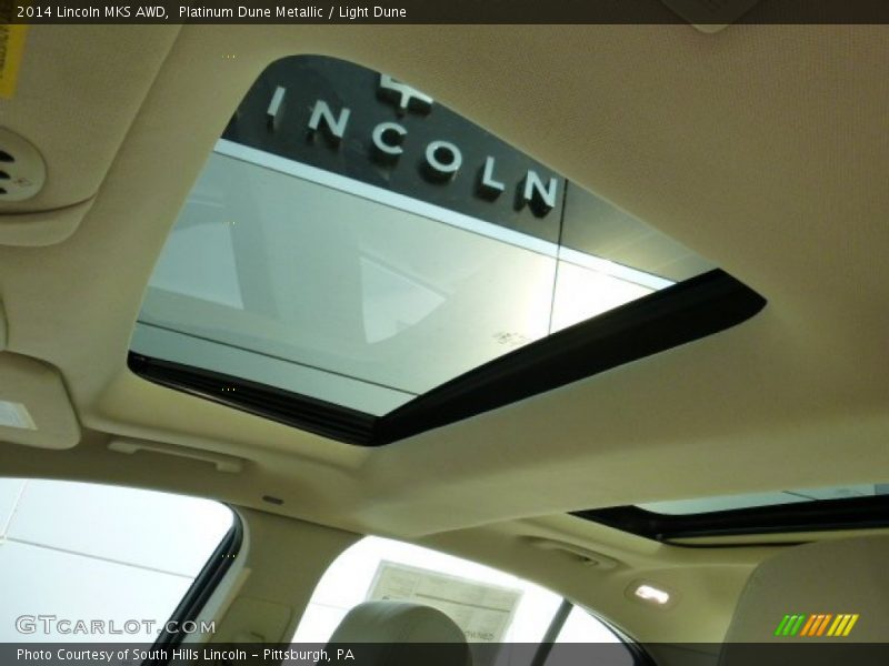 Platinum Dune Metallic / Light Dune 2014 Lincoln MKS AWD
