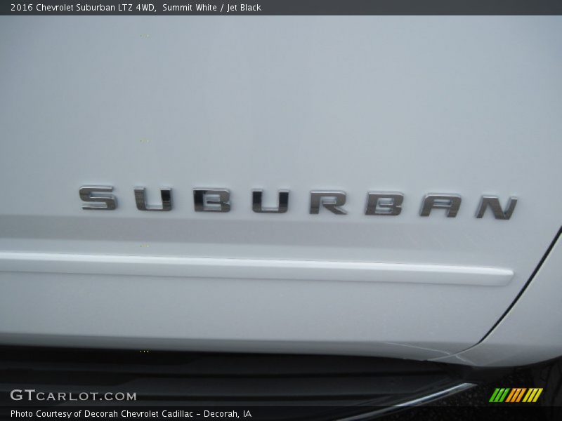 Summit White / Jet Black 2016 Chevrolet Suburban LTZ 4WD