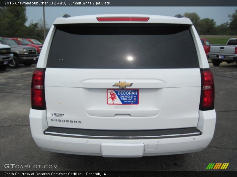 Summit White / Jet Black 2016 Chevrolet Suburban LTZ 4WD