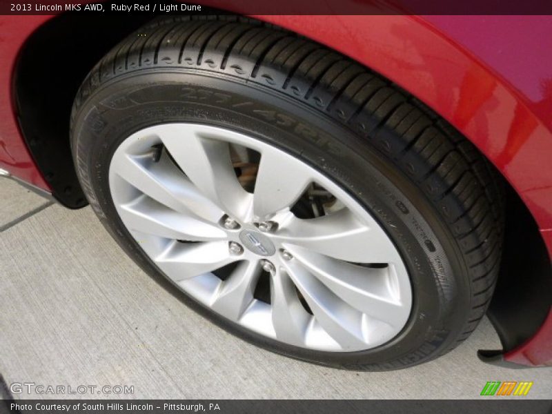 Ruby Red / Light Dune 2013 Lincoln MKS AWD