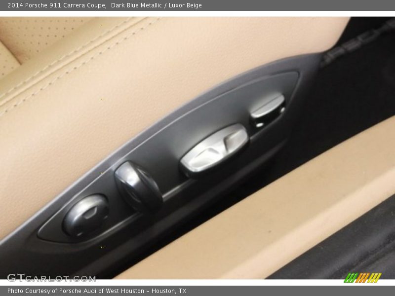 Dark Blue Metallic / Luxor Beige 2014 Porsche 911 Carrera Coupe
